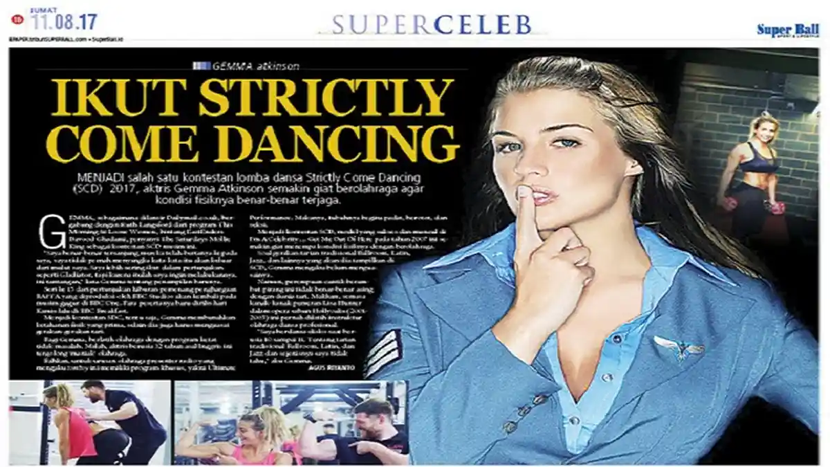 Gemma Atkinson Giat Berolahraga demi Strictly Come Dancing