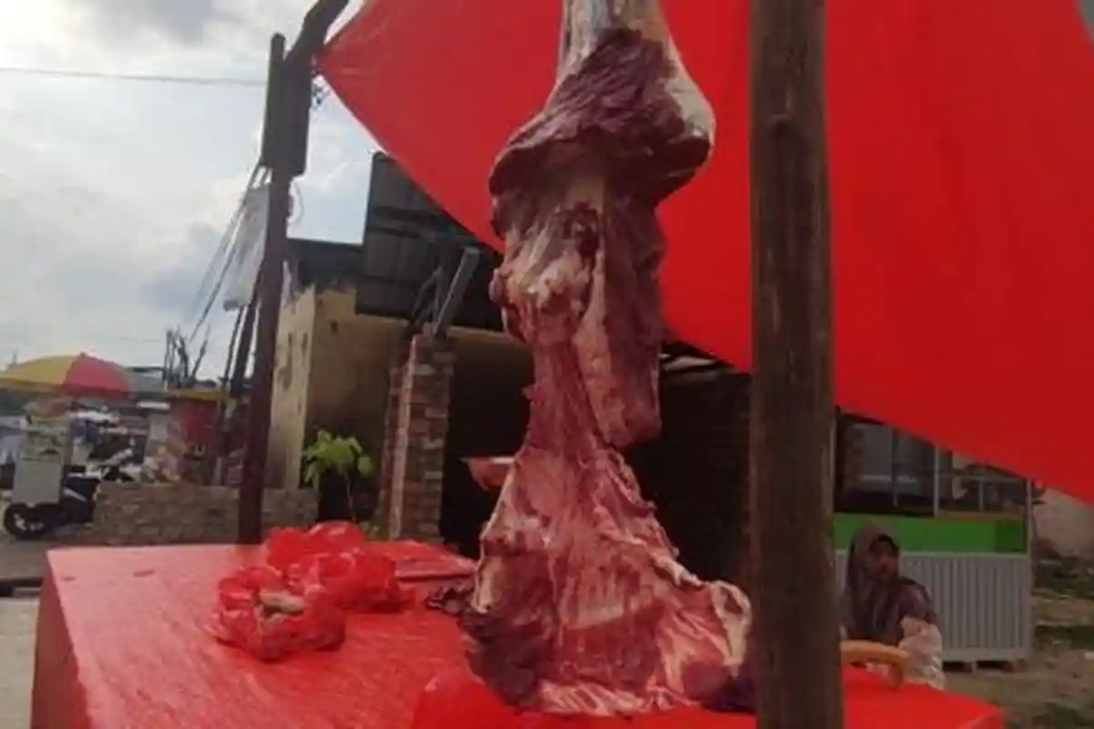 H-2 Lebaran, Harga Daging di Kota Jambi Tembus Rp 160 Ribu Per Kg