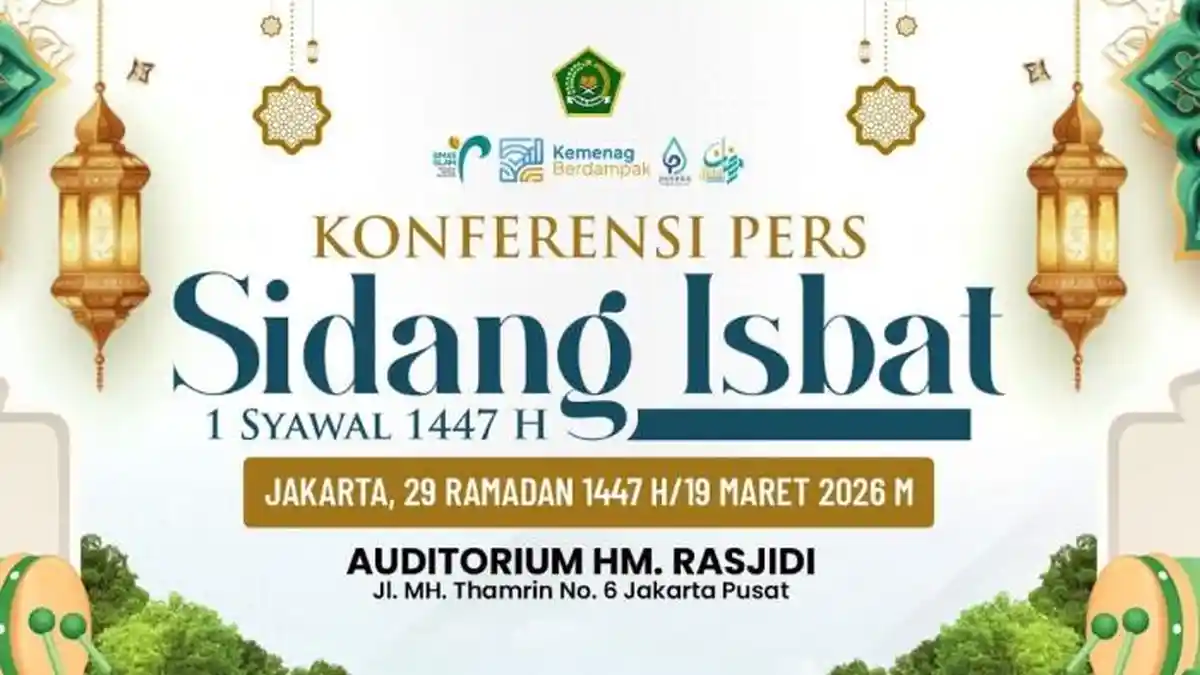 Hasil Sidang Isbat Pemerintah Malam Ini Diumumkan Pukul 19.25 WIB, Akses Link Streaming di Sini