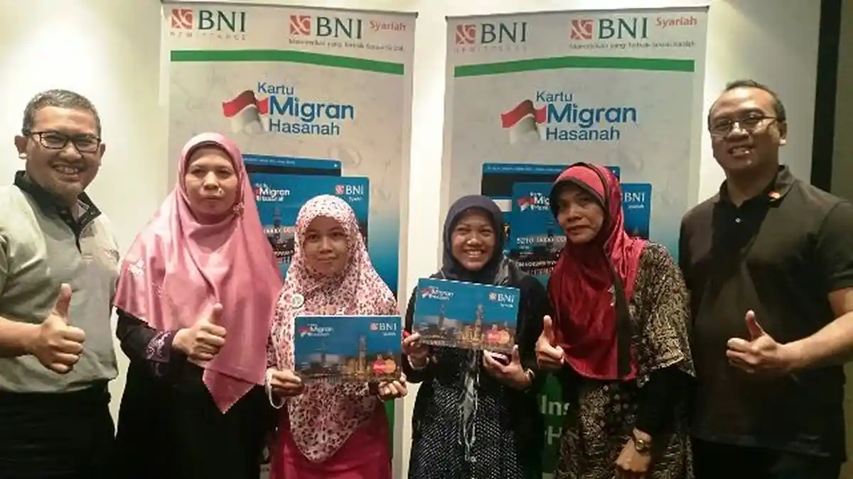 BNI Syariah Hadirkan Kartu Migran Hasanah di Hong Kong
