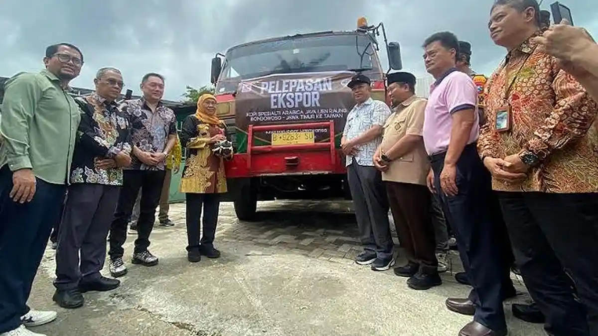 Gubernur Jatim Lepas Ekspor Perdana Kopi Spesialti Arabica Java Ijen Raung ke Taiwan