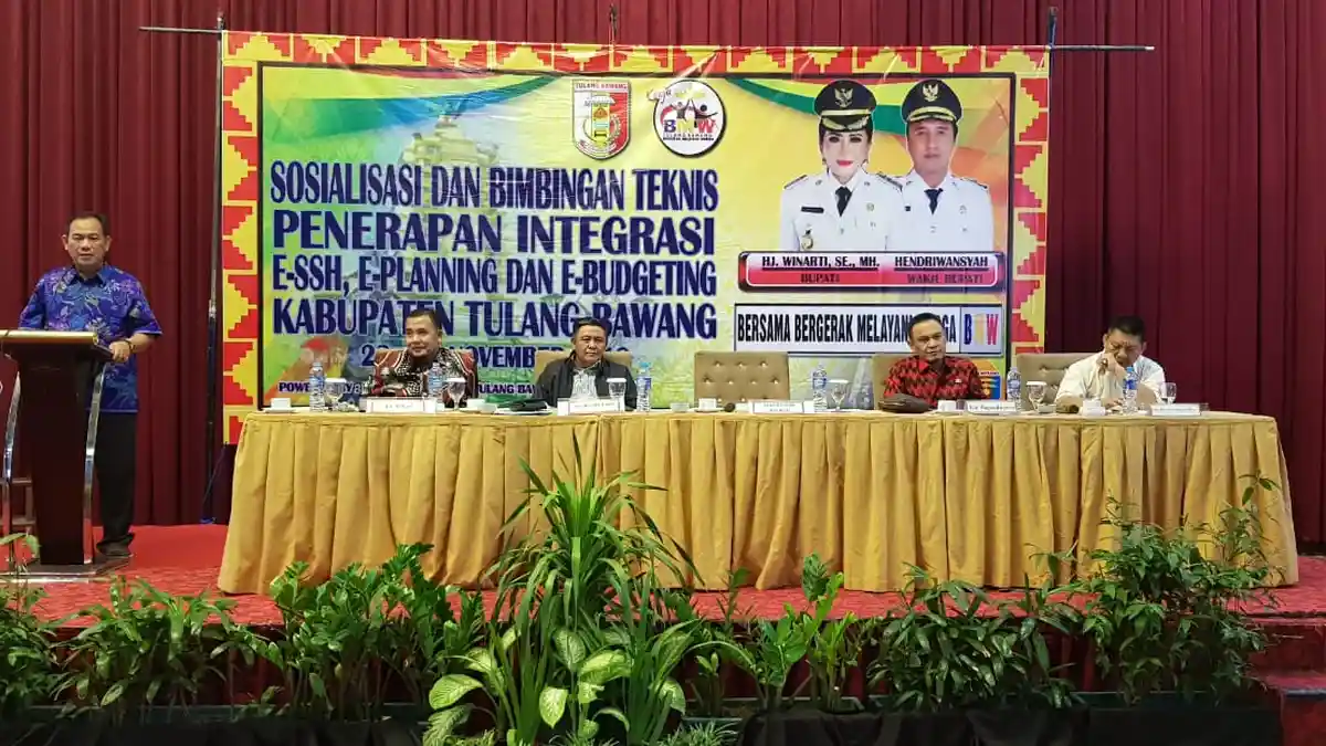 Tulangbawang adakan Sosialiasi dan Bimbingan Teknis Penerapan Integrasi E-Planning dan E-Budgeting