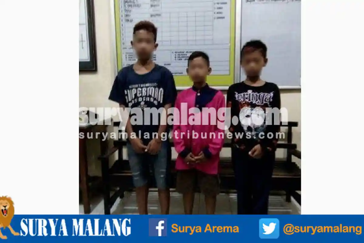 Sudah Jelang Tengah Malam Tapi Main Keluyuran, Ternyata Tiga Bocah Ini Lakukan Kejahatan