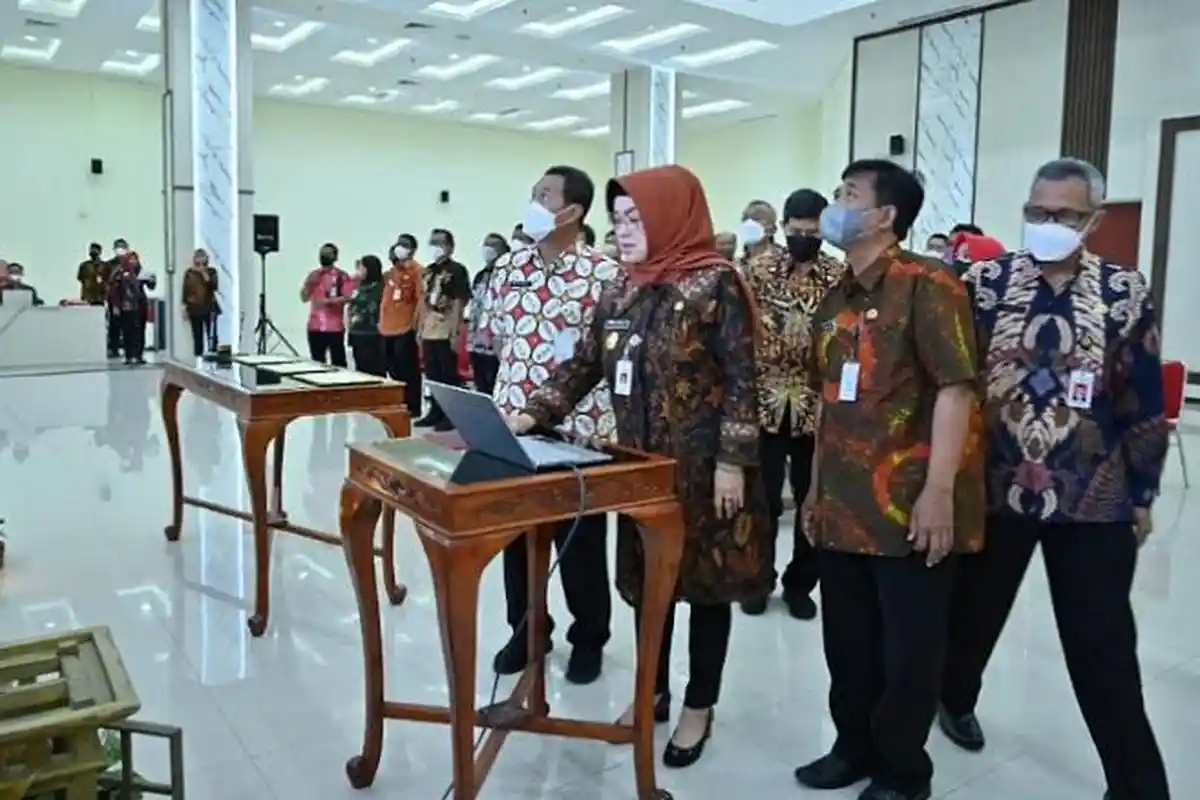 Bupati Sukoharjo Launching Aplikasi Srikandi, Ini Kegunaannya