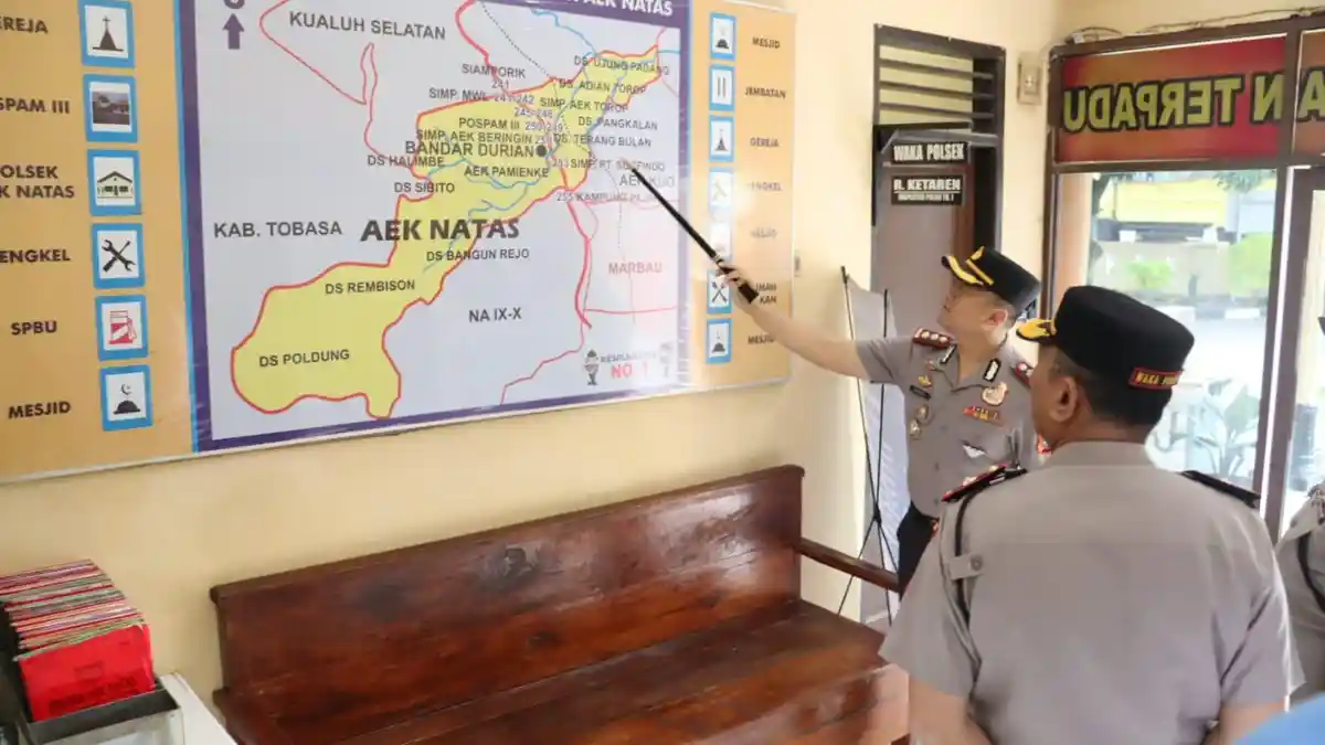 Kapolres Labuhanbatu Kunjungi Polsek Aek Natas dan Polsek Marbau, Perkuat Soliditas dan Pelayanan