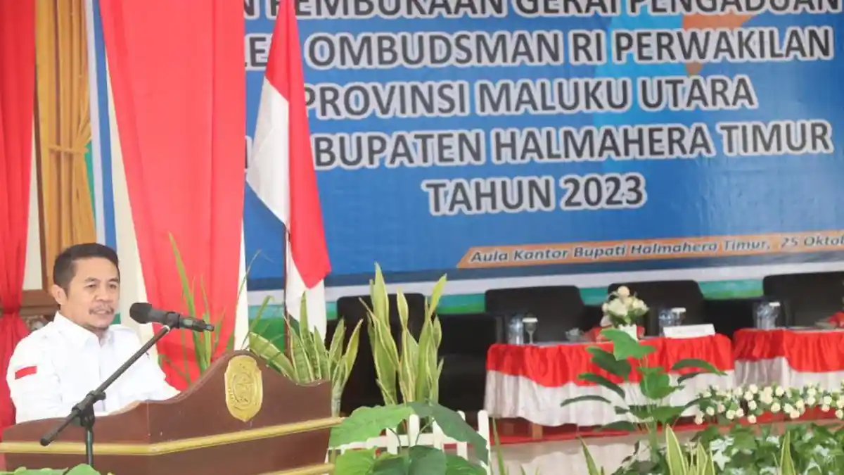Anjas Taher Buka Diskusi Publik dan Gerai Pengaduan Ombudman Maluku Utara di Halmahera Timur