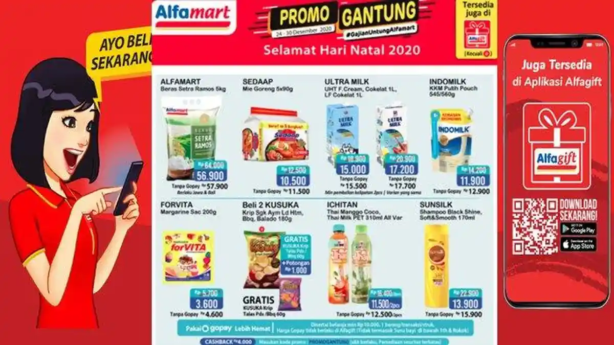 Katalog Promo Spesial Natal Alfamart Peiode 24-30 Desember 2020