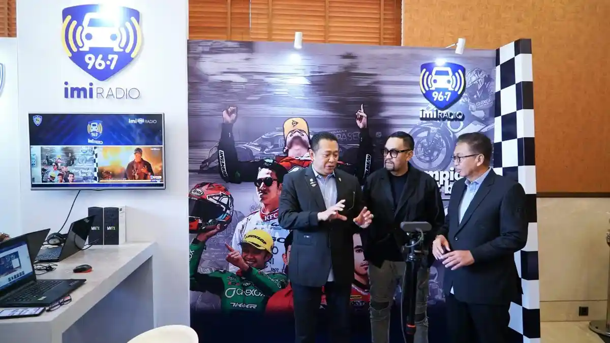 Ketua Umum IMI Bamsoet Luncurkan IMI Hits Radio - TribunNews.com