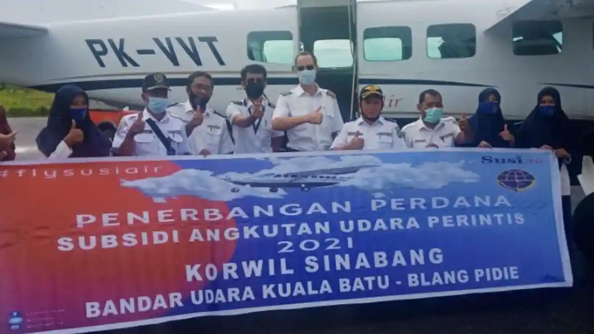 Pesawat Susi Air Terbang Kosong, Rute Medan-Abdya Masih Minim Penumpang