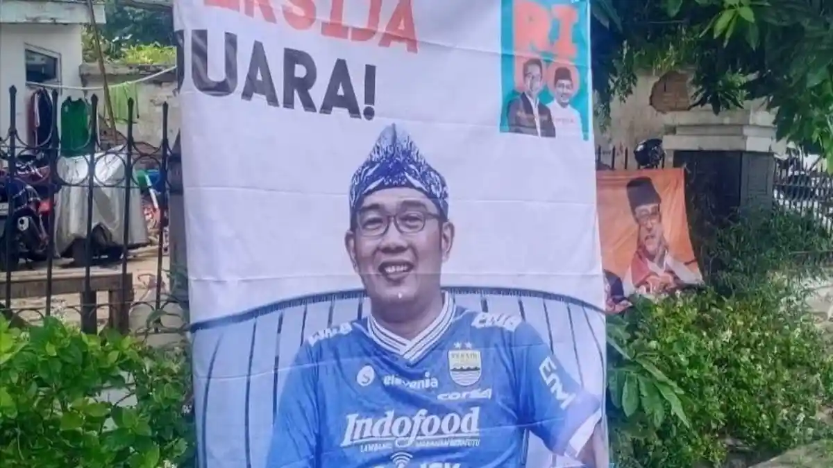 Soal Baliho Ridwan Kamil Pakai Baju Persib Dukung Persija, Jubir RIDO ...