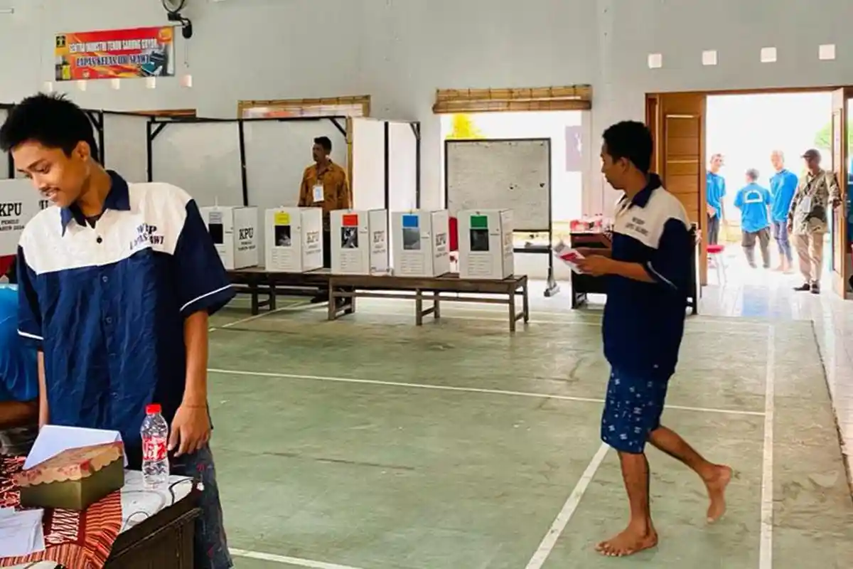 365 Warga Binaan Pemasyarakatan Mencoblos di Lapas Kelas llB Slawi Tegal