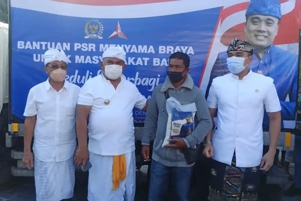 AHY Minta Kader Demokrat Bali Contoh PSR, Turun Bantu Masyarakat Terdampak Covid-19