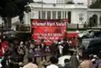 Ibadah Natal di Depan Istana Merdeka