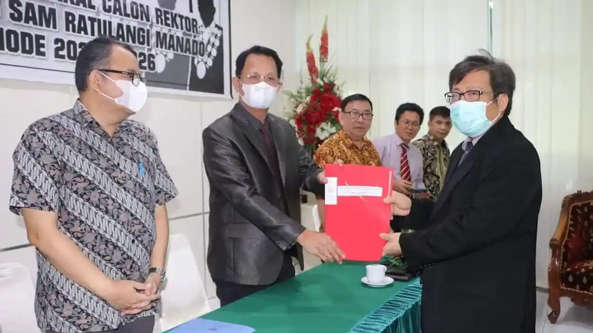 Ketua LPPM, Prof Jefrey Kindangen Mendaftar Bakal Calon Rektor Unsrat