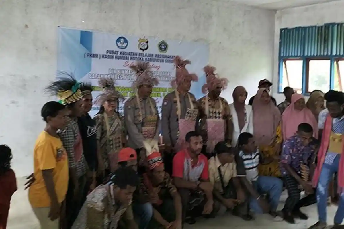 184 Anak Putus Sekolah di Sorong Selatan Daftar Pendidikan Khusus Polda Papua Barat