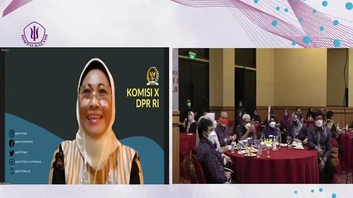 Pelantikan HIMPSI Kaltim, Hetifah Ungkap Peran Psikolog untuk Penguatan SDM Jelang IKN ‘Nusantara’