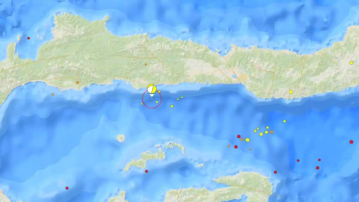 Baru Saja Terjadi Gempa Bumi Magnitudo 4,7 di Wilayah Pohuwato Gorontalo