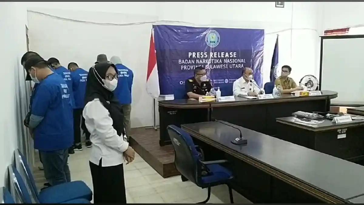 BNNP Sulut Ungkap Jaringan Pengedar Tembakau Jenis Gorila