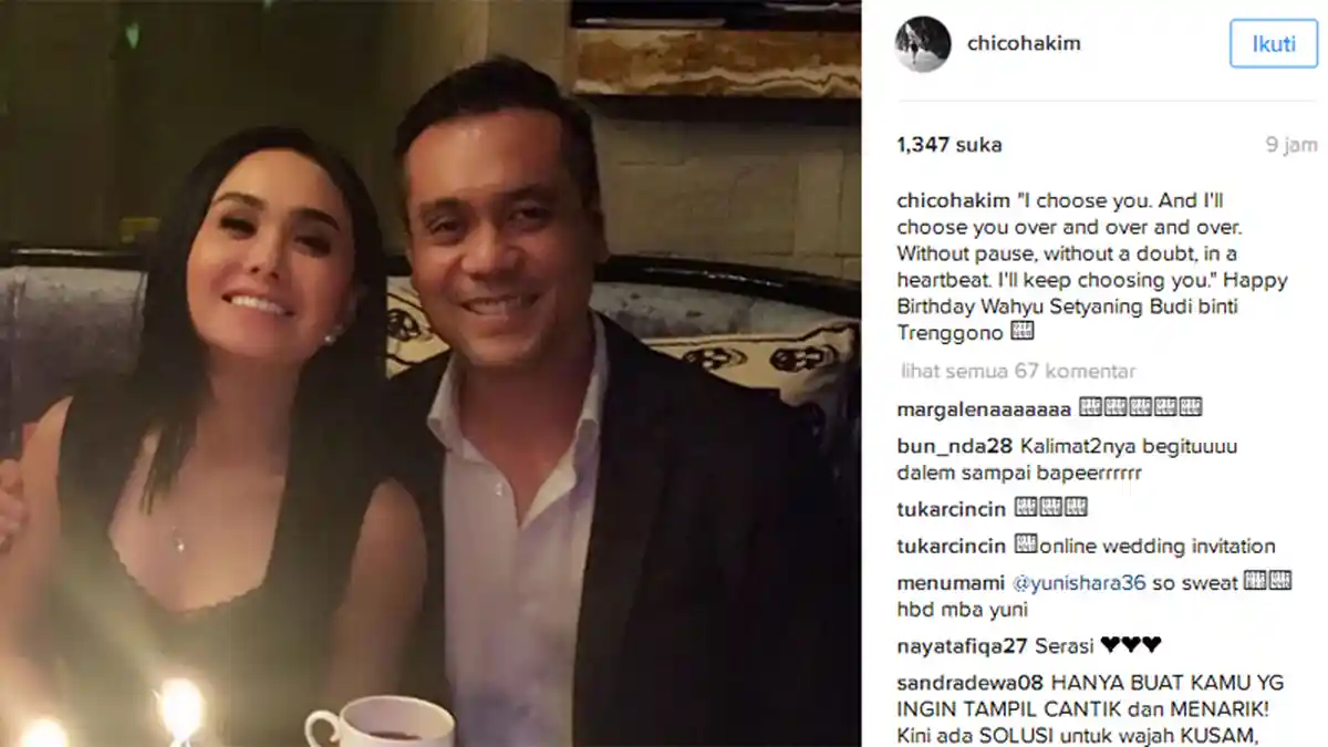 Ucapan Ulang Tahun Romantis Dari Sang Kekasih untuk Yuni Shara