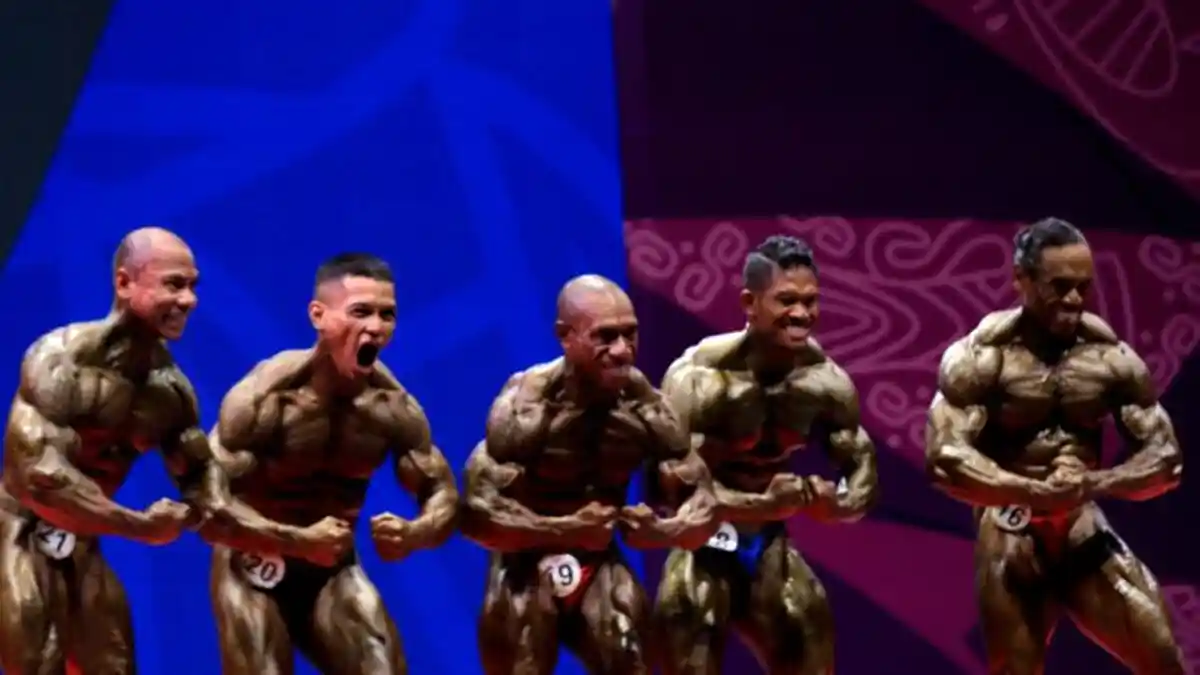 Atlet Binaraga Papua Perkasa, Sabet 3 Medali Emas dari 7 Nomor yang Dipertandingkan