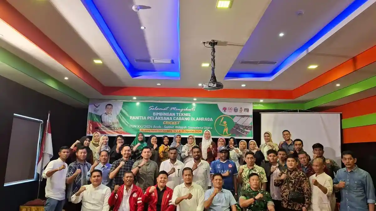 Panpel Cabor Cricket Menggelar Bimtek Jelang PON 2024