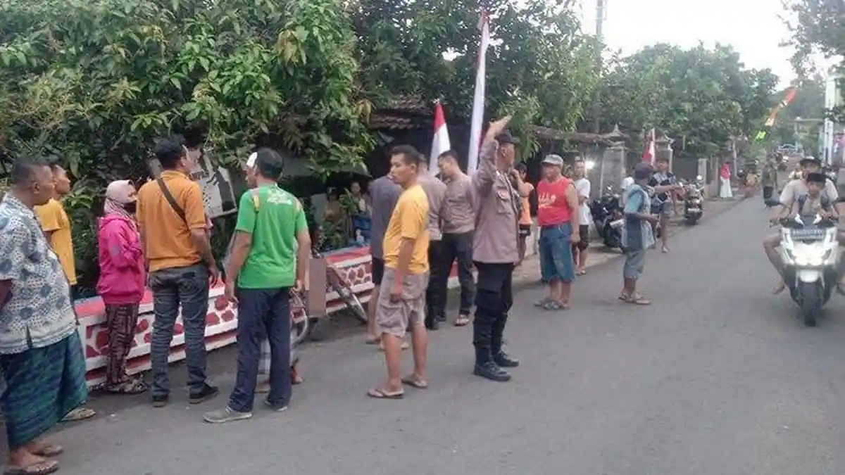 Pria Kediri Ditemukan Tewas Tertelungkup di Atas Sepeda Ontel