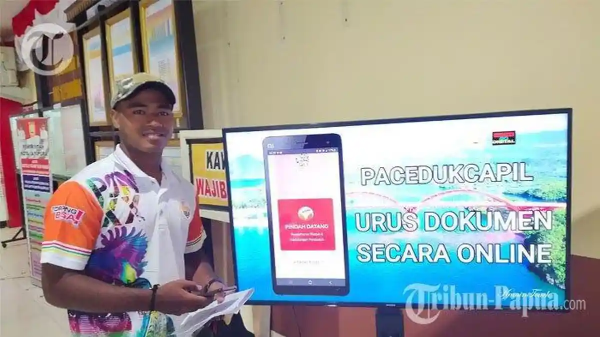 Pacedukcapil, Layanan Online Berbasis Aplikasi Permudah Urusan Kependudukan di Kota Jayapura