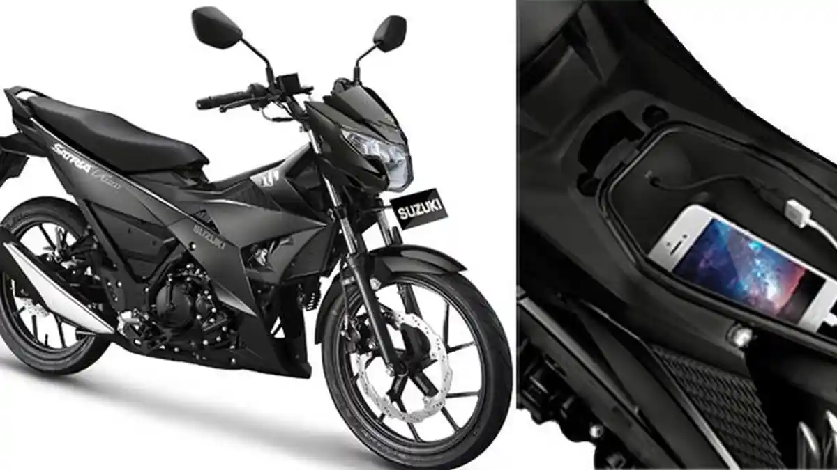 Satria Black Predator Lebih Garang dan Ada Fitur untuk Isi Baterai Ponsel