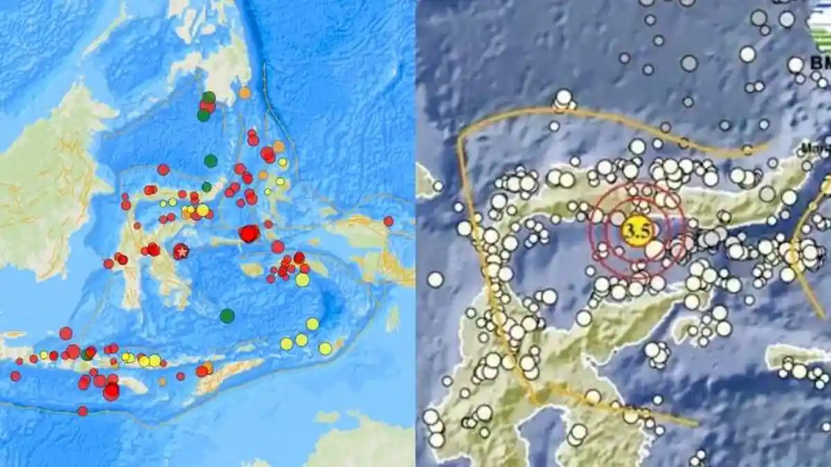 BREAKING NEWS Gempa Bumi Gorontalo Rabu 19 Juli 2023, Info BMKG : Jarak 34 Kilometer
