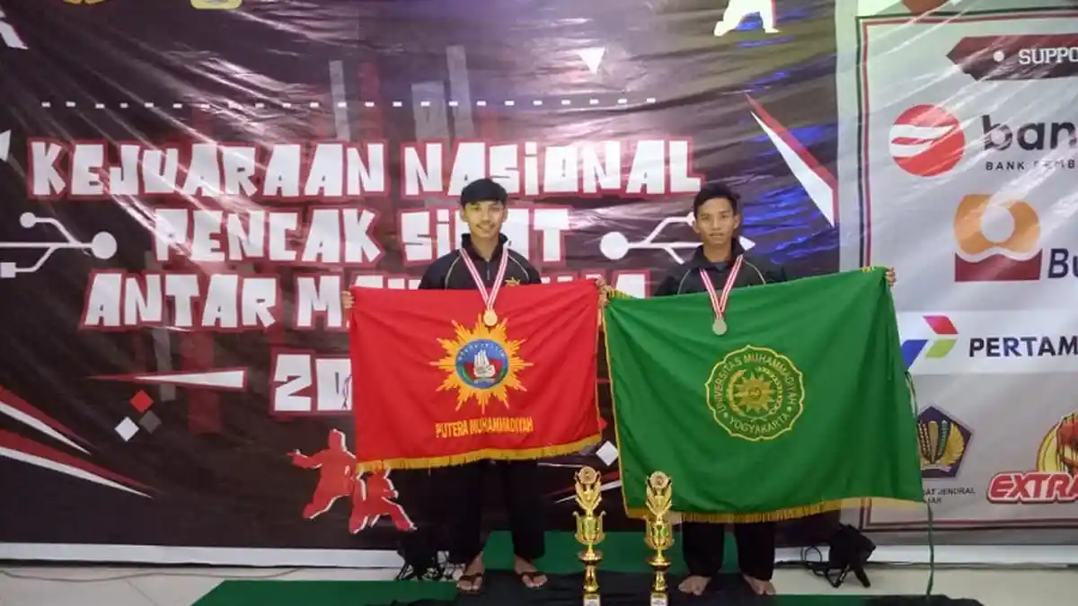 Atlet Pencak Silat UMY Berhasil Bawa Pulang Medali Emas dan Perak dari Kota Palembang