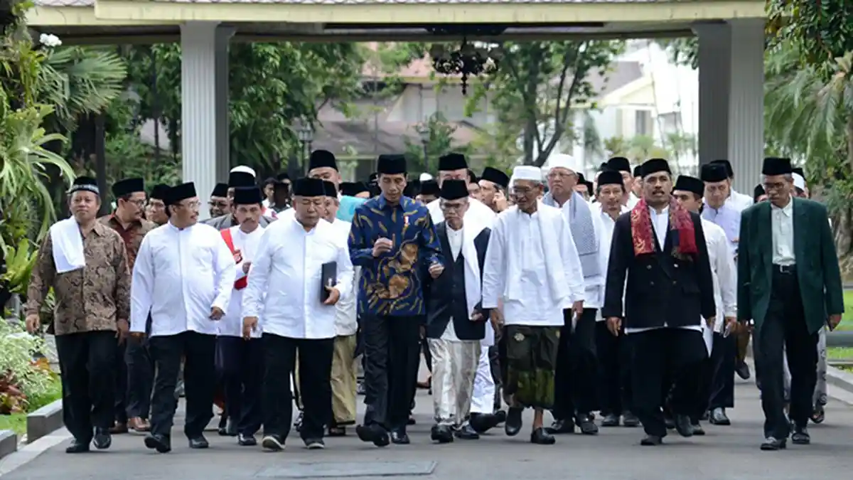 Perwakilan Ulama Sempat Bahas Fenomena Hoaks saat Bertemu Jokowi di Istana