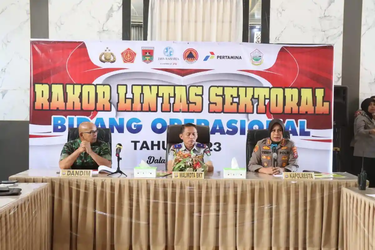 Antisipasi Kriminalitas saat Mudik 2023, Kapolresta Bukittinggi Gelar Rapat Lintas Sektor