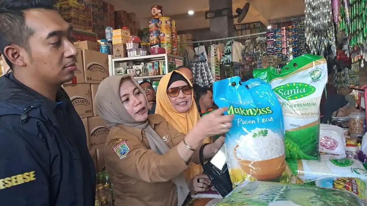 Hasil Sidak Satgas Pangan Polres Malang di Pasar Kepanjen, Temukan 5 Merek Beras Diduga Oplosan