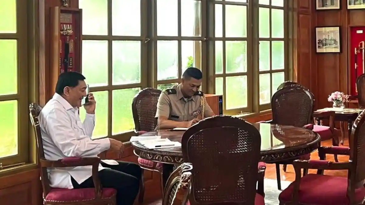 Sjafrie Sjamsoeddin Telepon Menhan AS Pete Hegseth Bahas Latihan Bersama Angkatan Laut