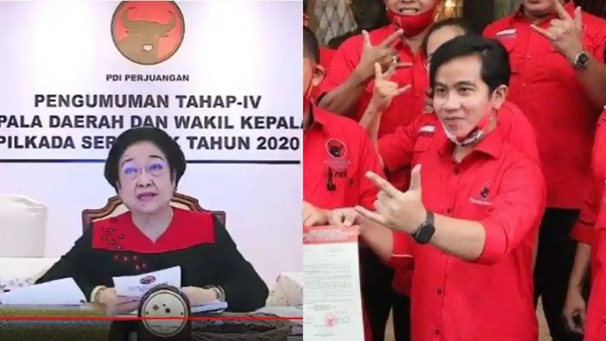 Langsung Direstui Megawati Tanpa Mengabdi Lama ke PDIP, Gibran: Itu Haknya Ibu Ketua Umum