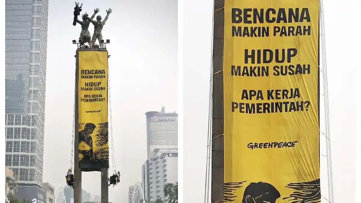 Penahanan 6 Aktivis Greenpeace Disoal Tim Hukum