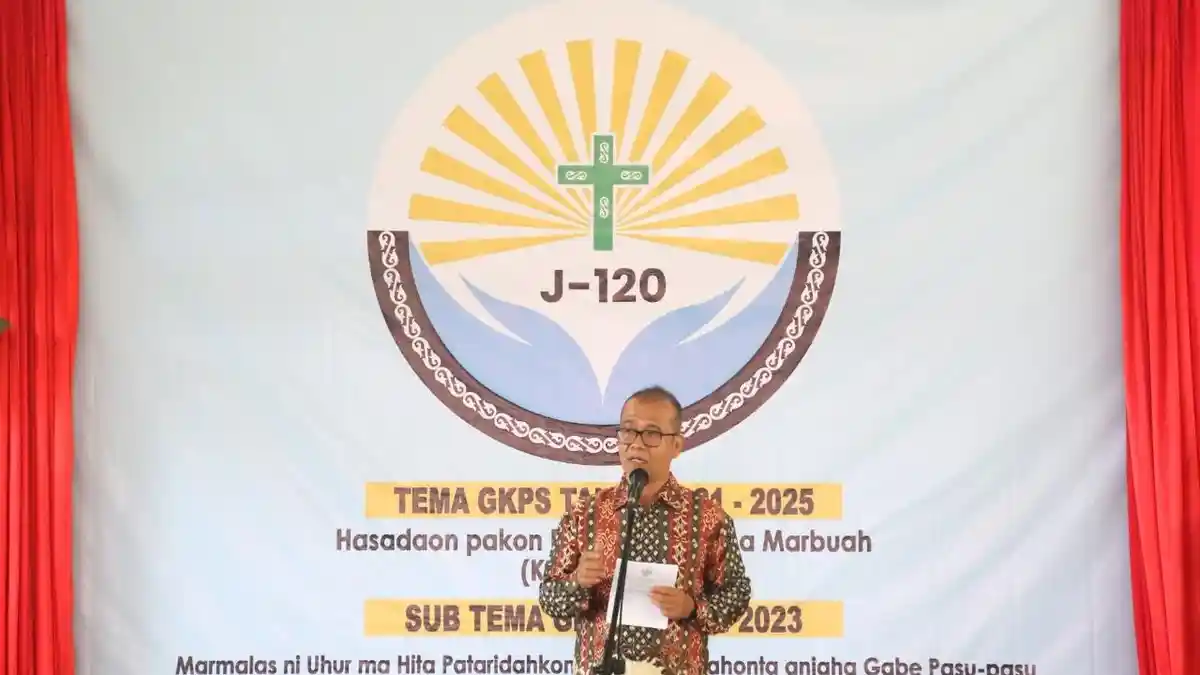 Launching Logo Jubelium 120 Tahun, GKPS Diharapkan Makin Maju dan Solid