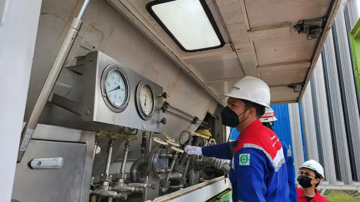 Subholding Gas Pertamina Pasok LNG ke Industri Bontang