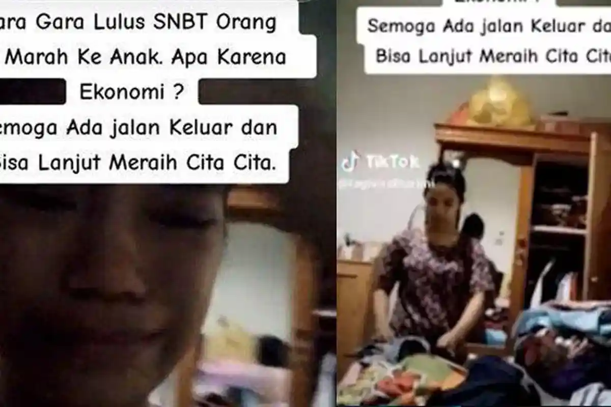Viral Video Anak Nangis Dimarahi Orangtua Karena Lulus UTBK SNBT 2023, Diduga Karena Masalah Ekonomi