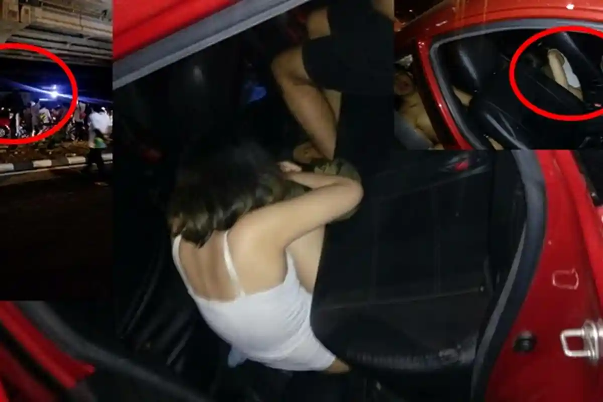 Heboh Pasangan Digerebek Warga Mesum dalam Mobil, Lihat Kondisi Mobilnya