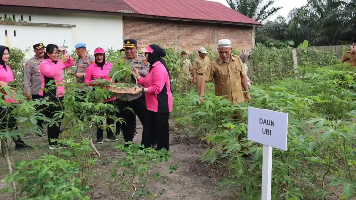 Polres Padang Lawas Dukung Ketahanan Pangan, Ikuti Launching Serentak Program P2L