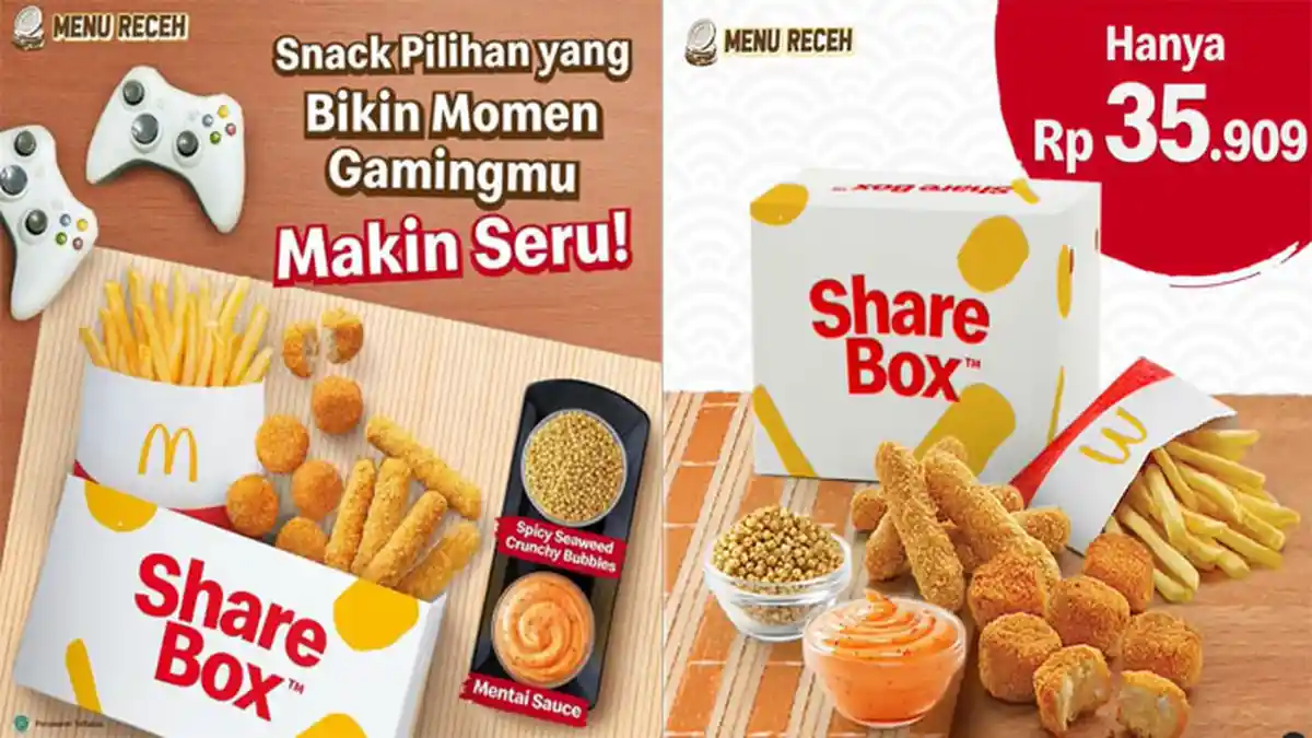 PROMO McD Hari Ini 21 November 2021, Paket Hemat Share Box McD & PaMer 5 Ayam Gulai McD
