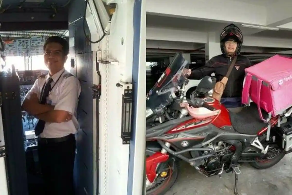 Kisah Pilot Tak Malu Banting Setir Jadi Kurir Makanan, Gaji Langsung Anjlok, Ini Alasannya