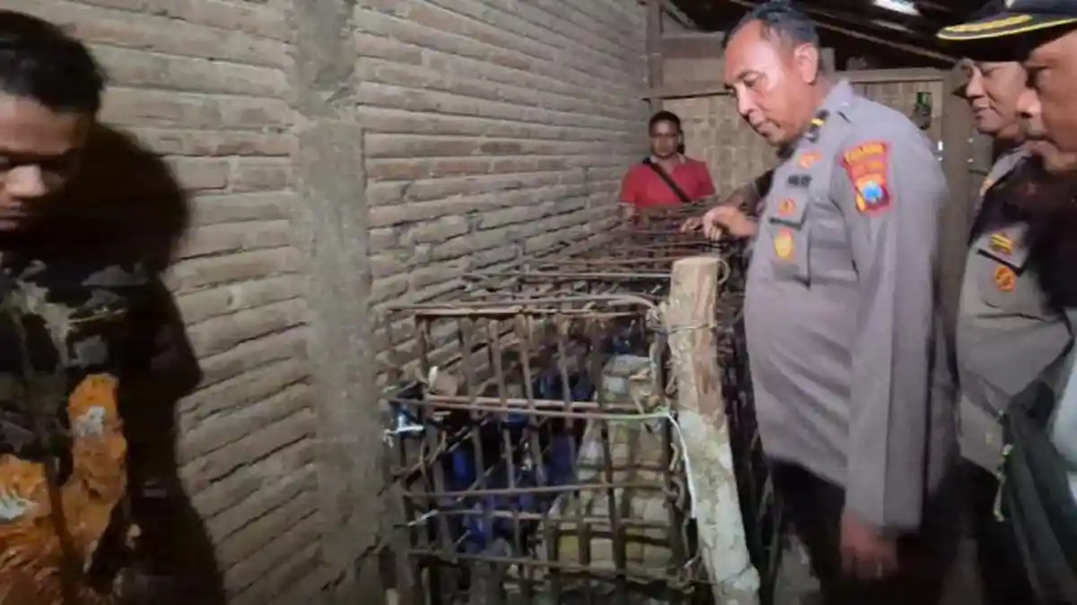 Detik-Detik Pembebasan Mbah Kirno 20 Tahun Dikurung Kerangkeng Besi ...