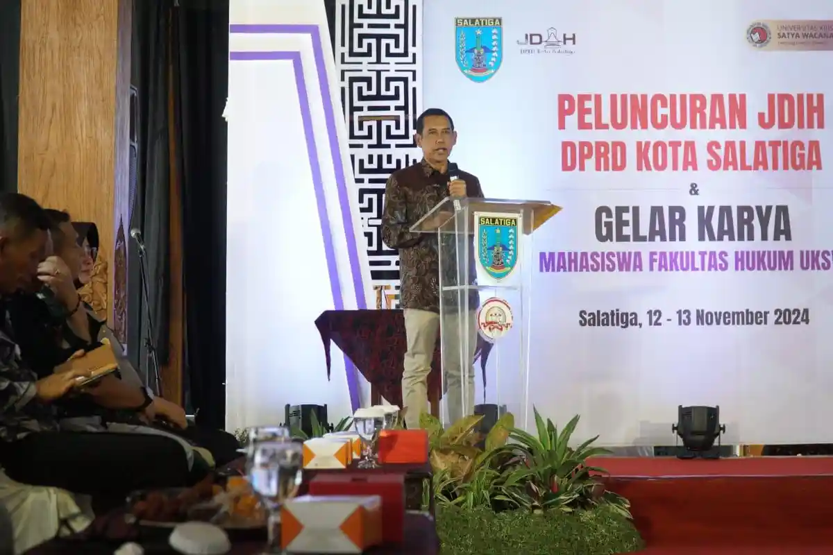 Kolaborasi FH UKSW dan DPRD Kota Salatiga Pamerkan Puluhan Karya Mahasiswa Sekaligus Luncurkan JDIH