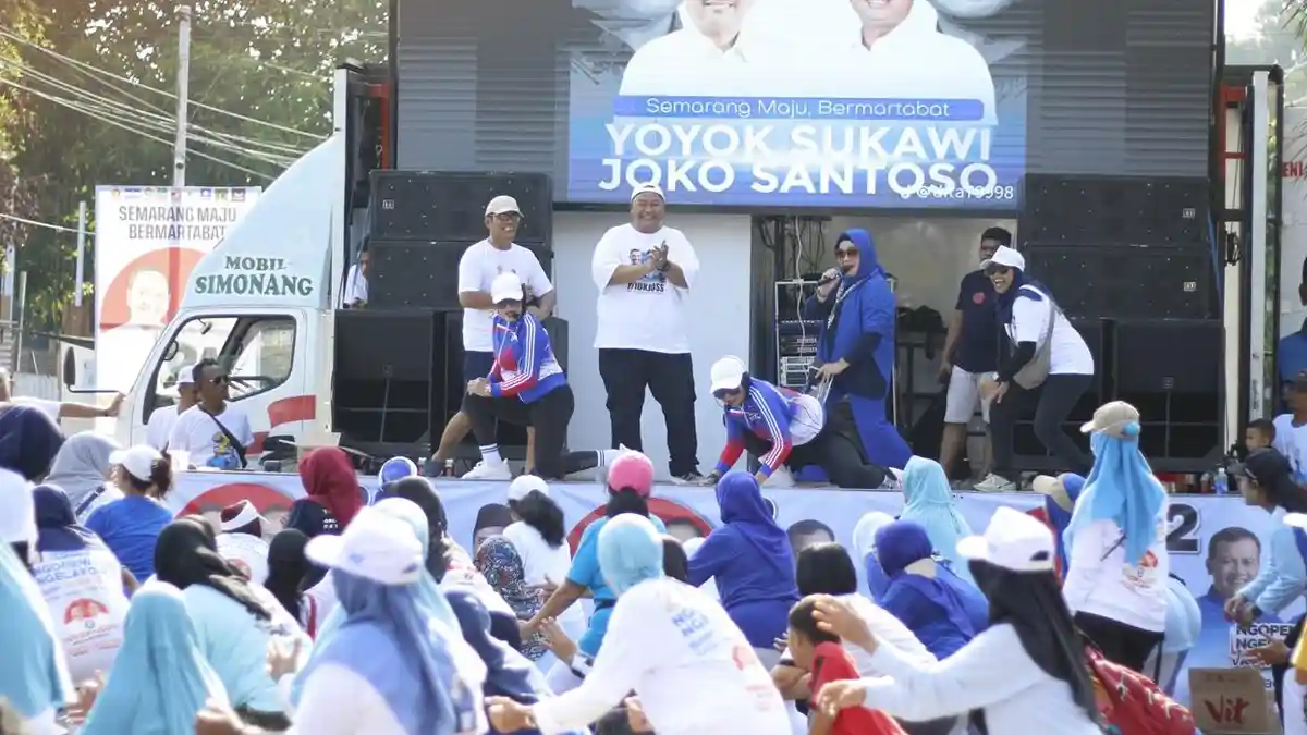 H-13 Pilwakot Semarang 2024, Dukungan Yoyok-Joss Terus Mengalir