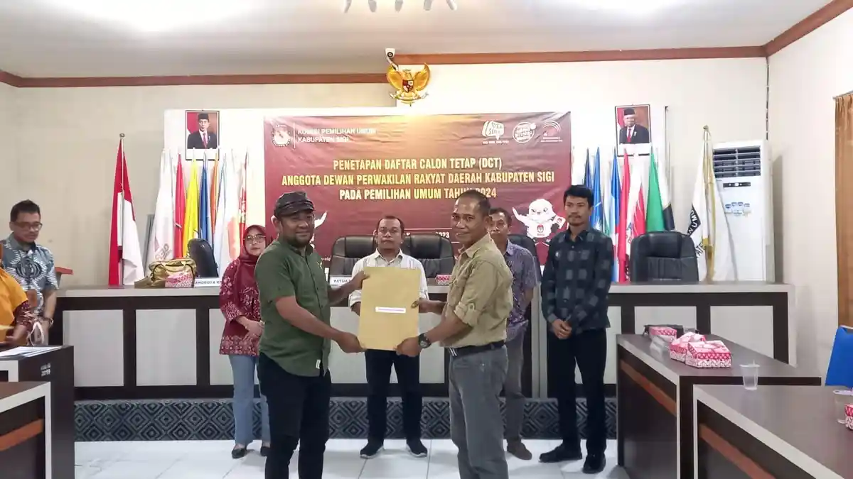 KPU Tetapkan DCT DPRD Sigi Capai 475 Orang untuk Pileg 2024, Bertarung di 5 Dapil