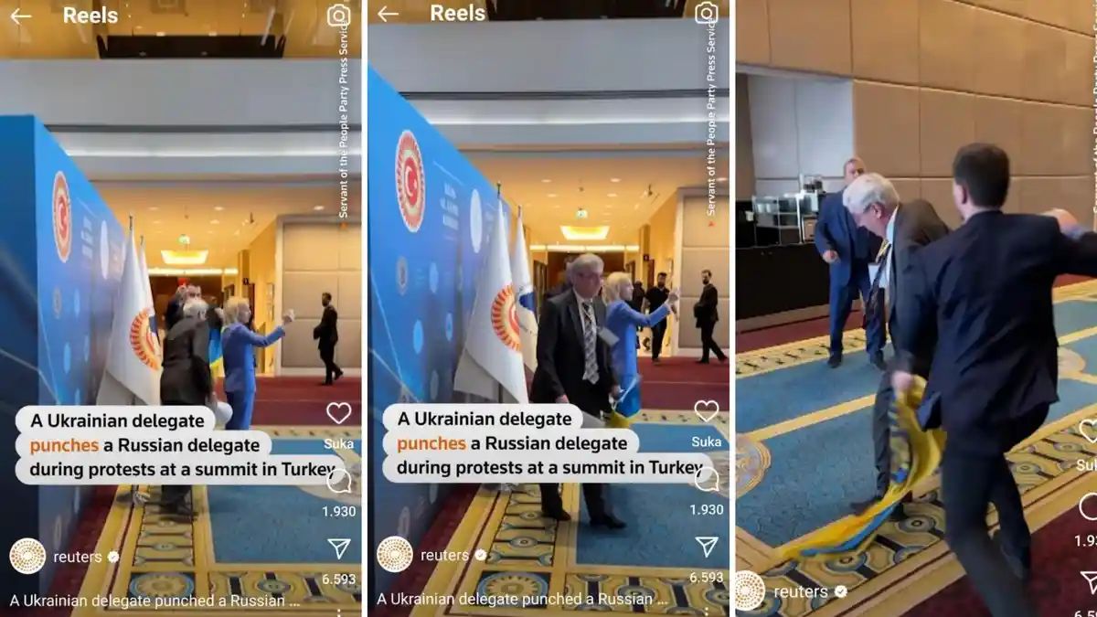 Delegasi Ukraina dan Rusia Berantem di Turki, Masalah Bendera yang Dirampas