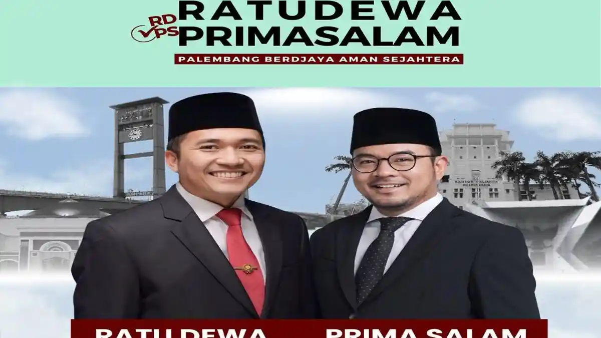 Baru Didukung Gerindra, Ratu Dewa-Prima Salam Optimis 'Berlayar' di Pilkada Palembang 2024