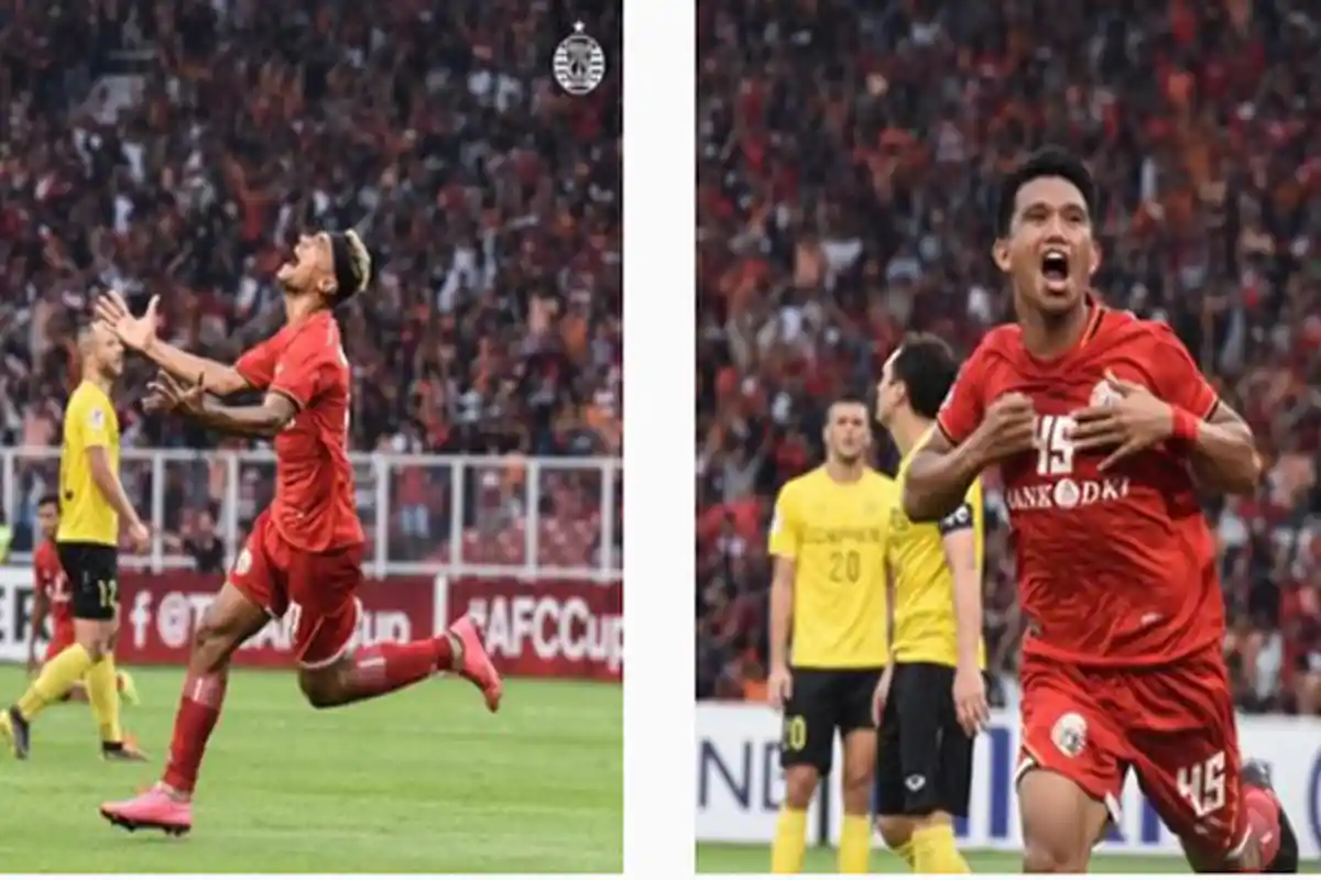 Hasil Akhir Persija Vs Ceres (2-3), Persija Jakarta di Posisi 3 Klasemen Sementara Grup G Piala AFC